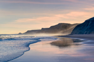 Portugal, the Algarve, Praia do Castelejo, the Costa Vicentina in the early morning light Portugal, the Algarve, Praia do Castelejo, the Costa Vicentina in the early morning light